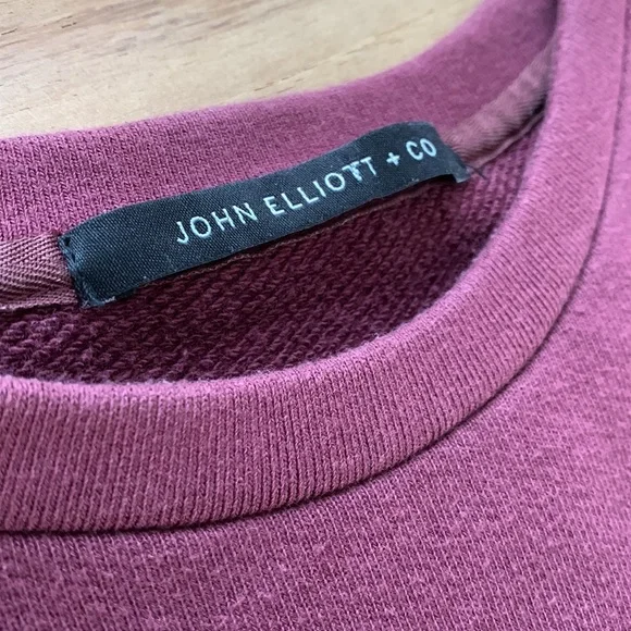 John Elliot Villain Crew Neck Sweatshirt with side zippers - Picture 10 of 10
